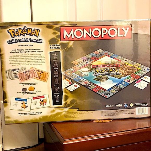 Hasbro POKEMON MONOPOLY Fast-Dealing Property Trading Game AGES 8+ NIB 2010 - Picture 2 of 15